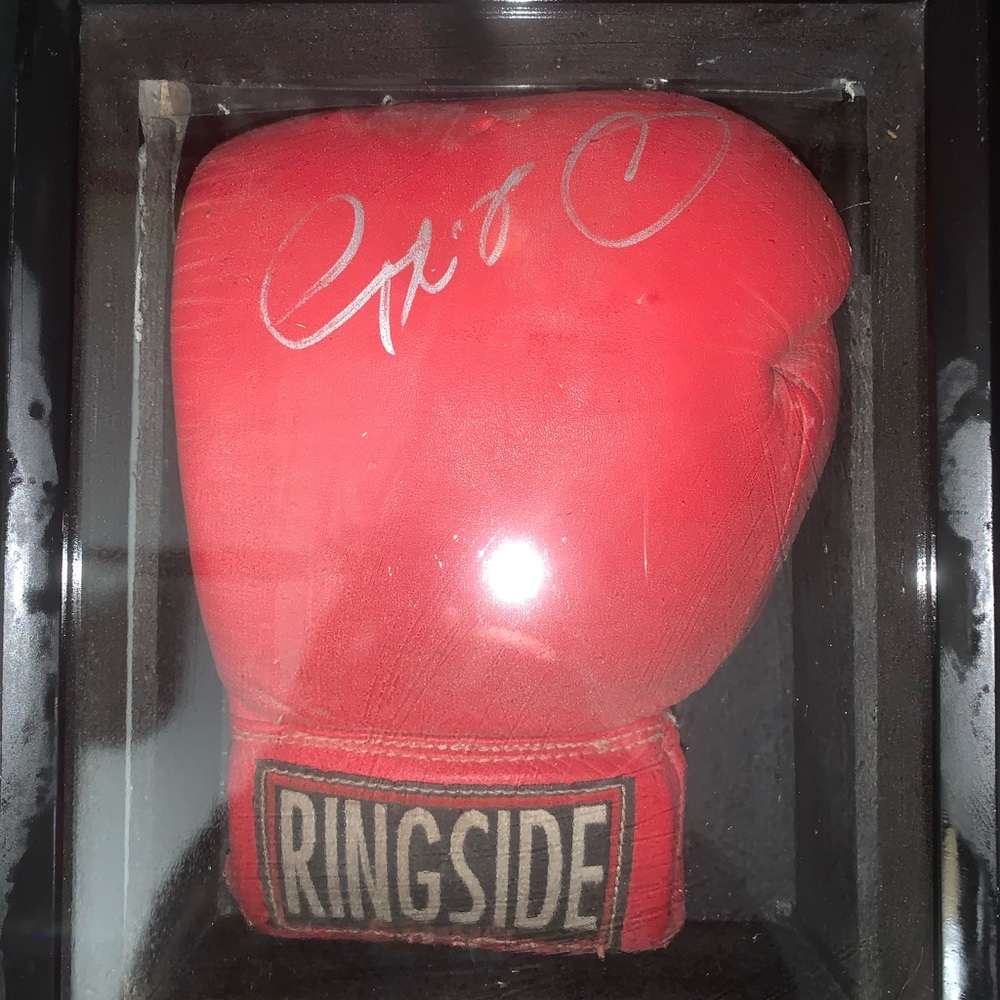 Real oscar de la hoya signed glove!!!!